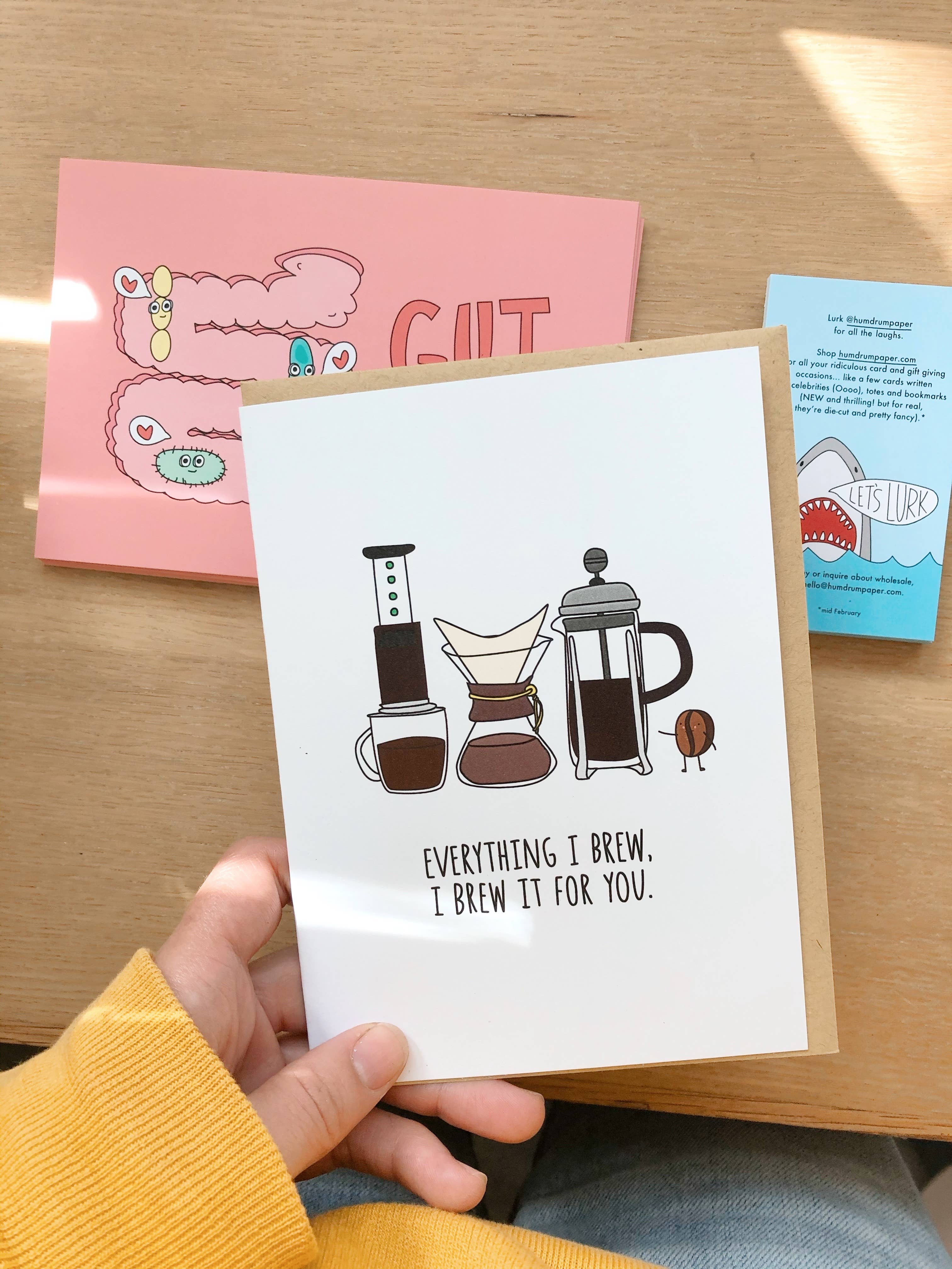 Everything I Brew Love/Anniversary Card - Image 2