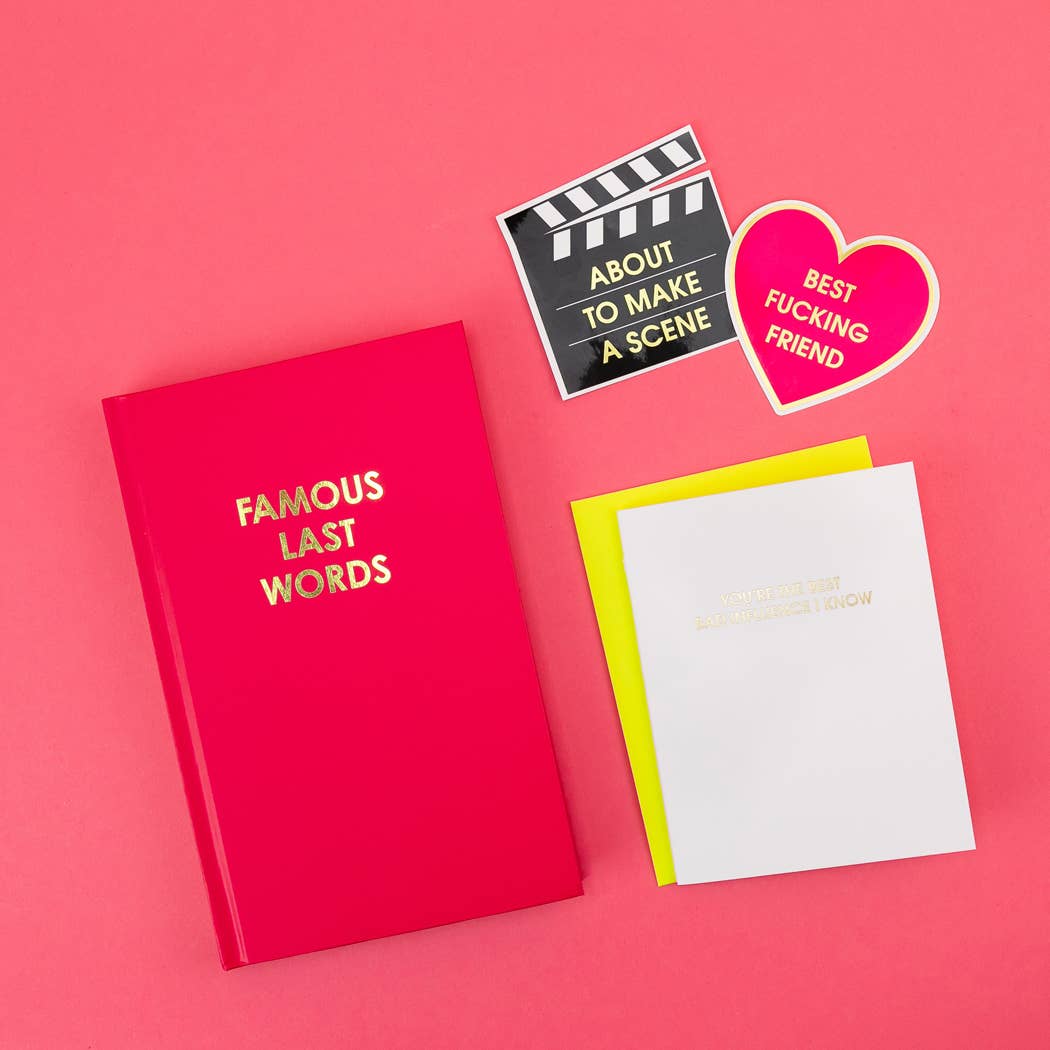 Famous Last Words Hardcover Journal - Image 2