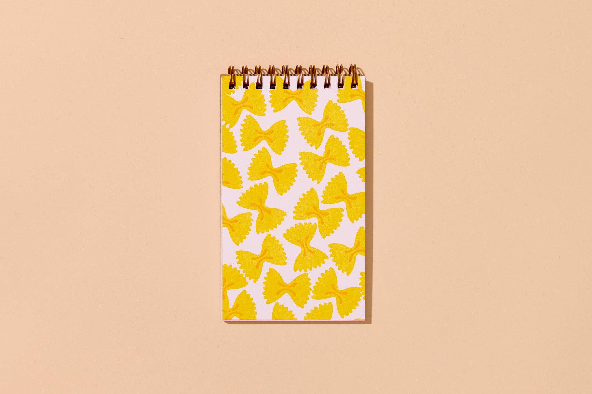 Farfalle Bowtie Letterpress Spiral Pocket Size Notebook - Image 2