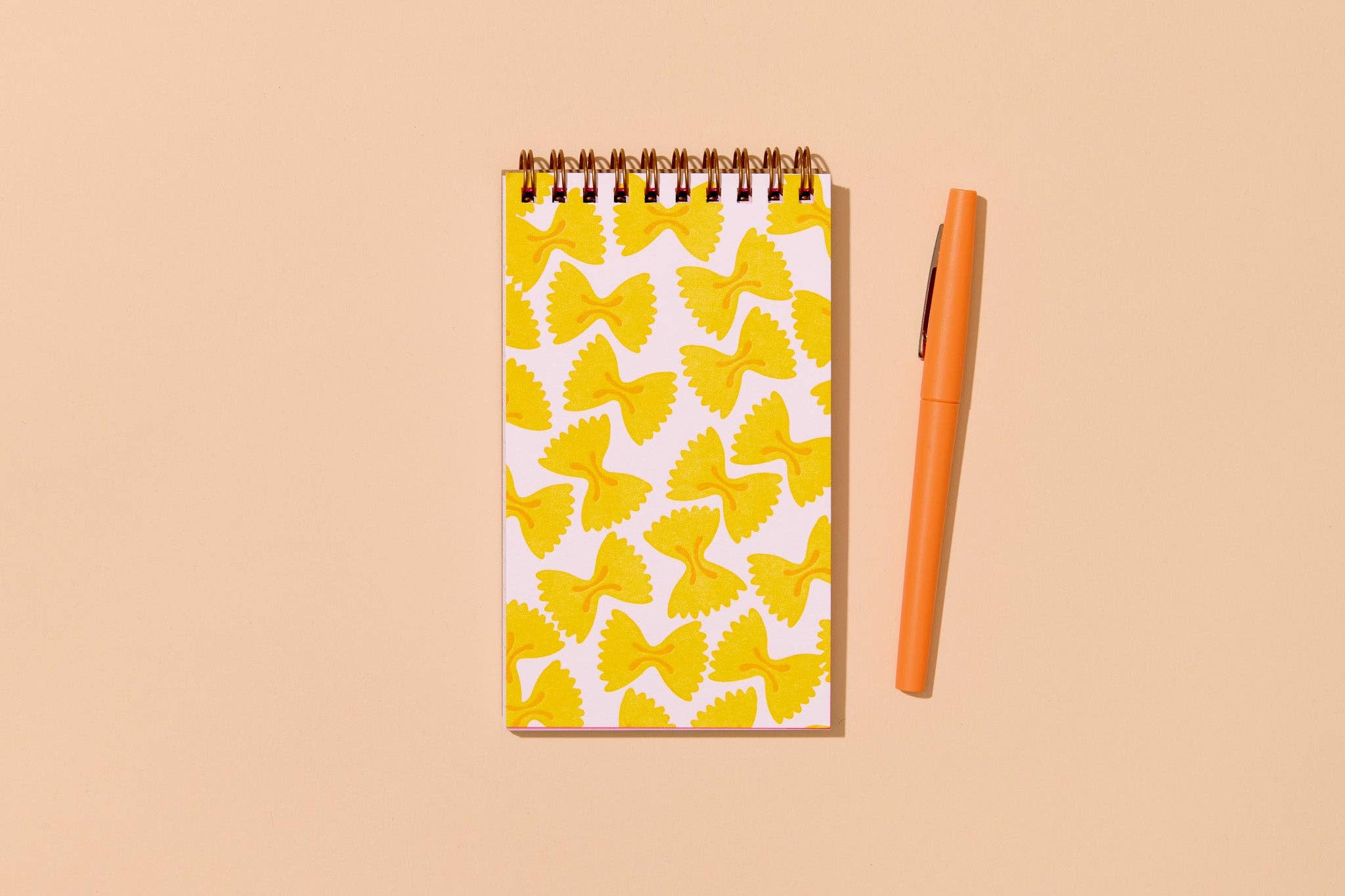 Farfalle Bowtie Letterpress Spiral Pocket Size Notebook - Image 4