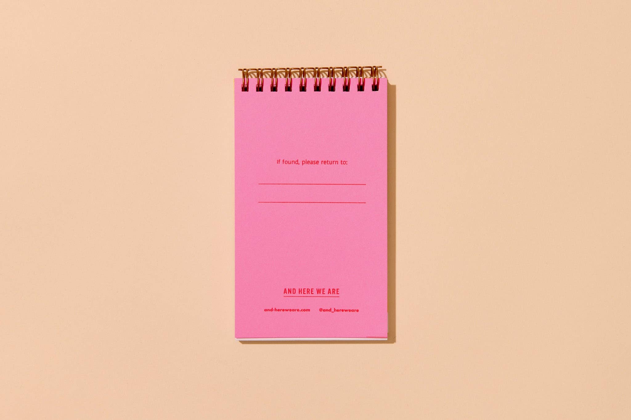 Farfalle Bowtie Letterpress Spiral Pocket Size Notebook - Image 5