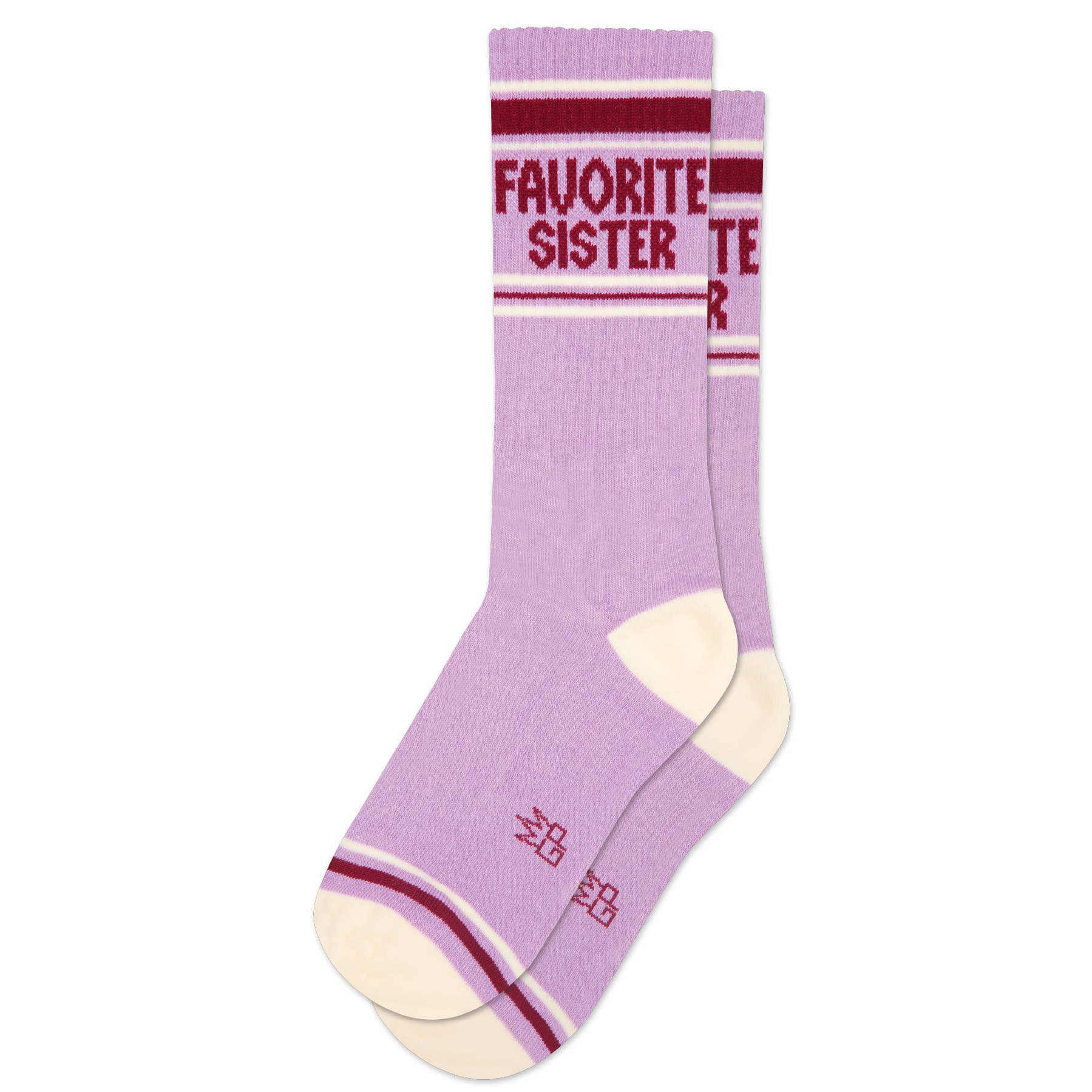 Gumball Poodle Gym Socks 'Favorite Sister'