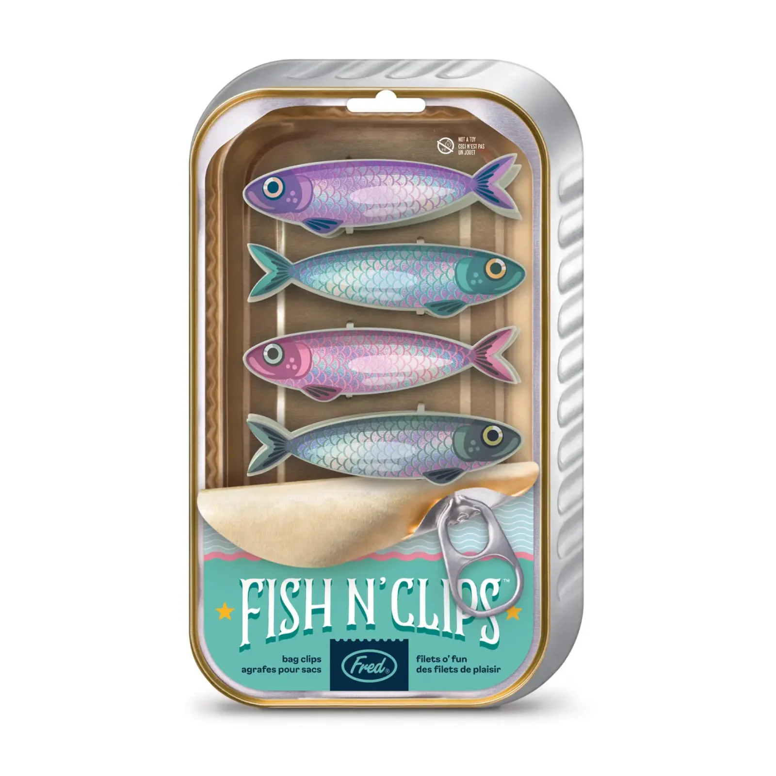Fred & Friends Fish N' Clips Bag Clips