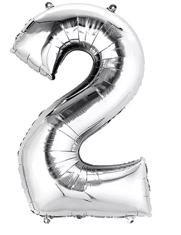 34" Jumbo Foil Number Balloon - Image 10