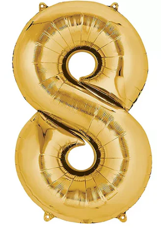 34" Jumbo Foil Number Balloon - Image 14