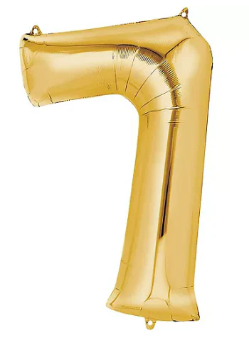 34" Jumbo Foil Number Balloon - Image 15