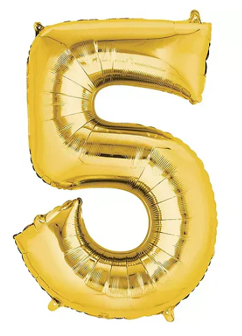 34" Jumbo Foil Number Balloon - Image 17