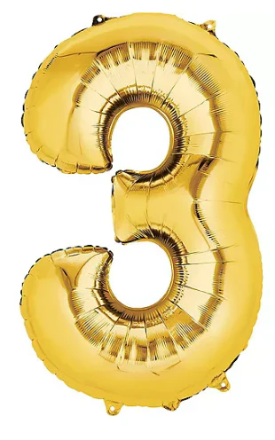34" Jumbo Foil Number Balloon - Image 19