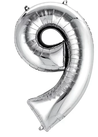34" Jumbo Foil Number Balloon - Image 3