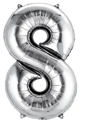 34" Jumbo Foil Number Balloon - Image 4