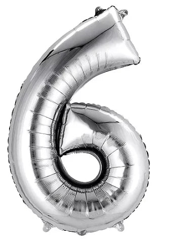 34" Jumbo Foil Number Balloon - Image 6