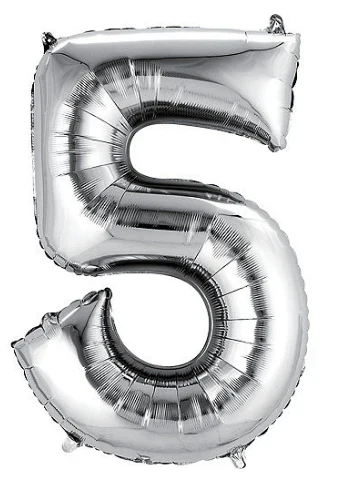 34" Jumbo Foil Number Balloon - Image 7
