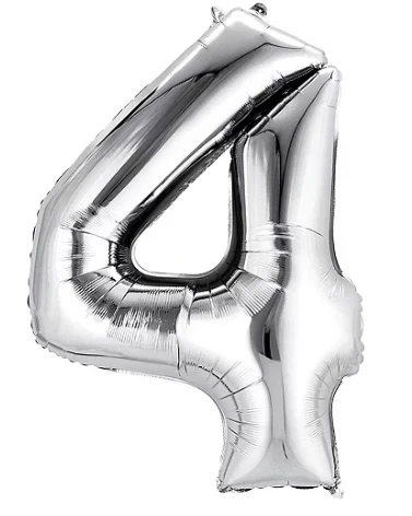 34" Jumbo Foil Number Balloon - Image 8