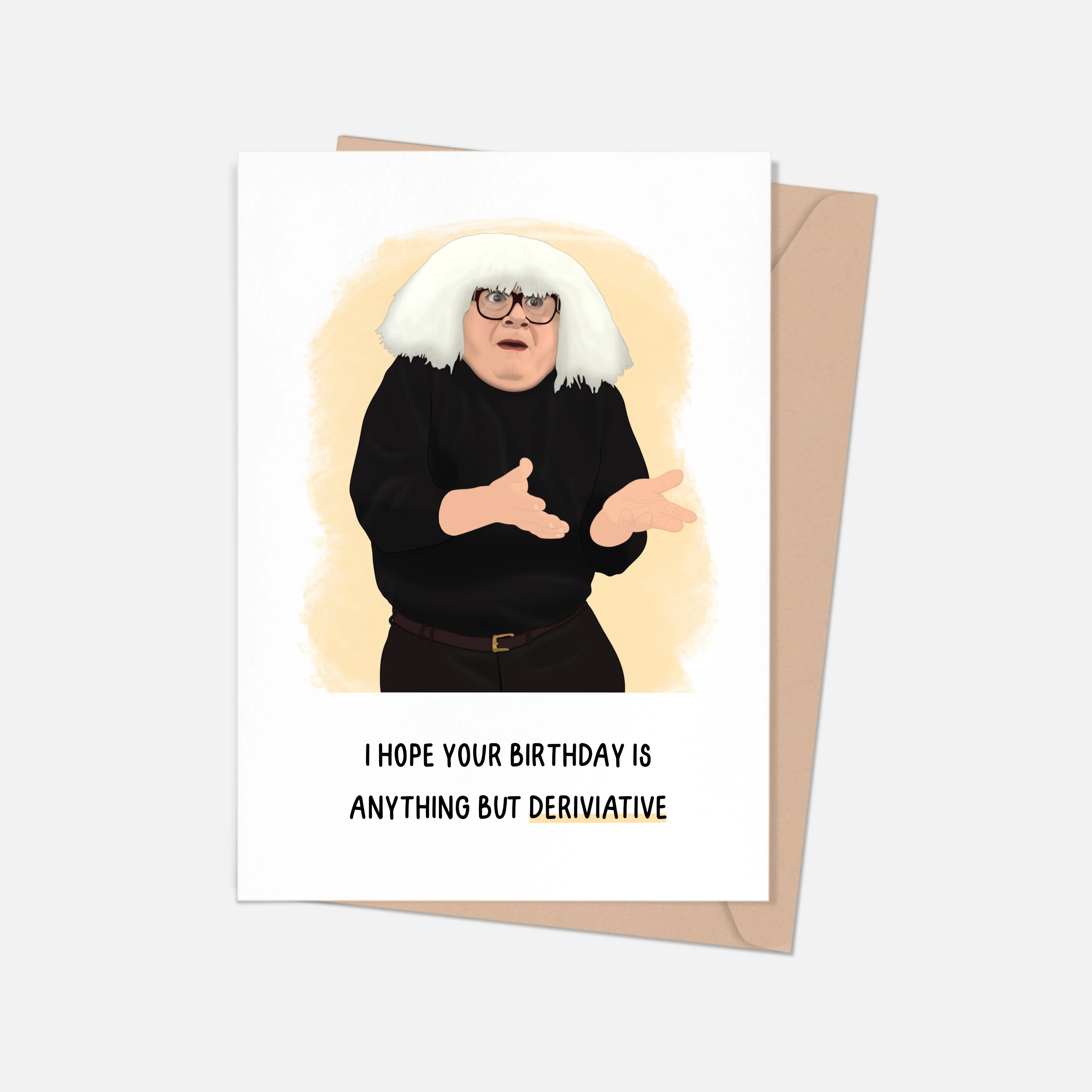 Frank as Ongo Gablogian Always Sunny Birthday Card