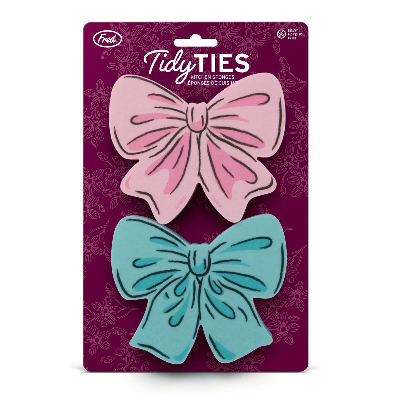 Fred & Friends Sponge Set - Tidy Ties