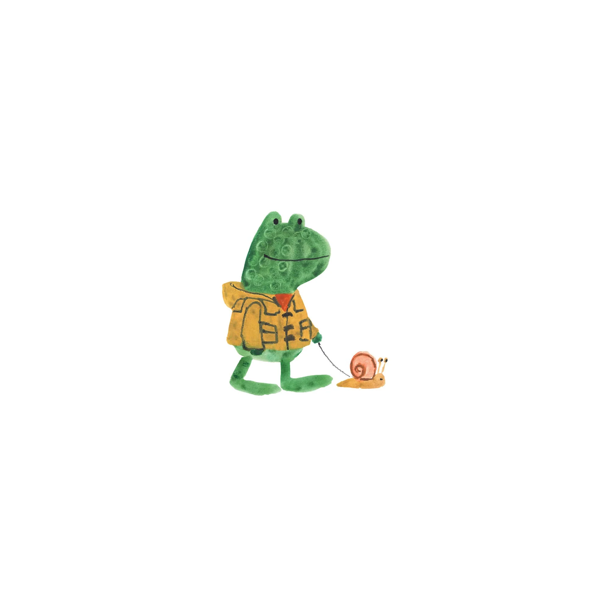 Frog & Snail Tattoo Pair