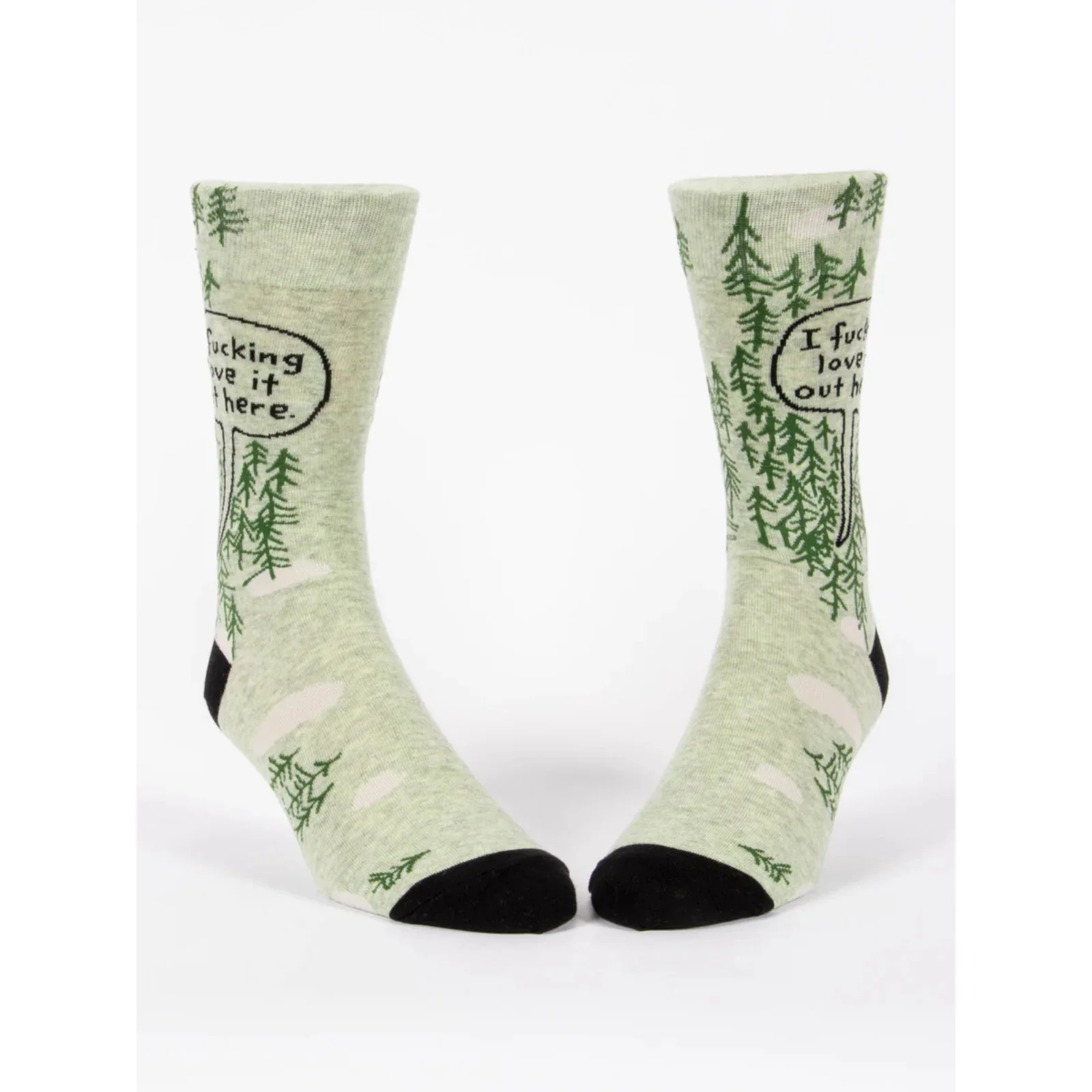 Blue Q Men's Socks 'I Fucking Love it Out Here' - Image 2