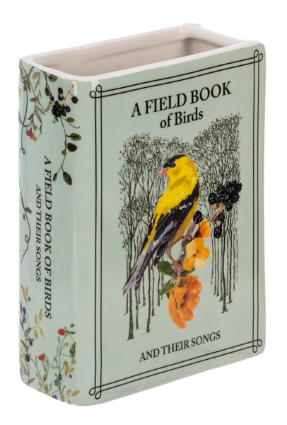 Ceramic Birdsong Book Vase