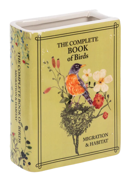 Ceramic Birdsong Book Vase - Image 2