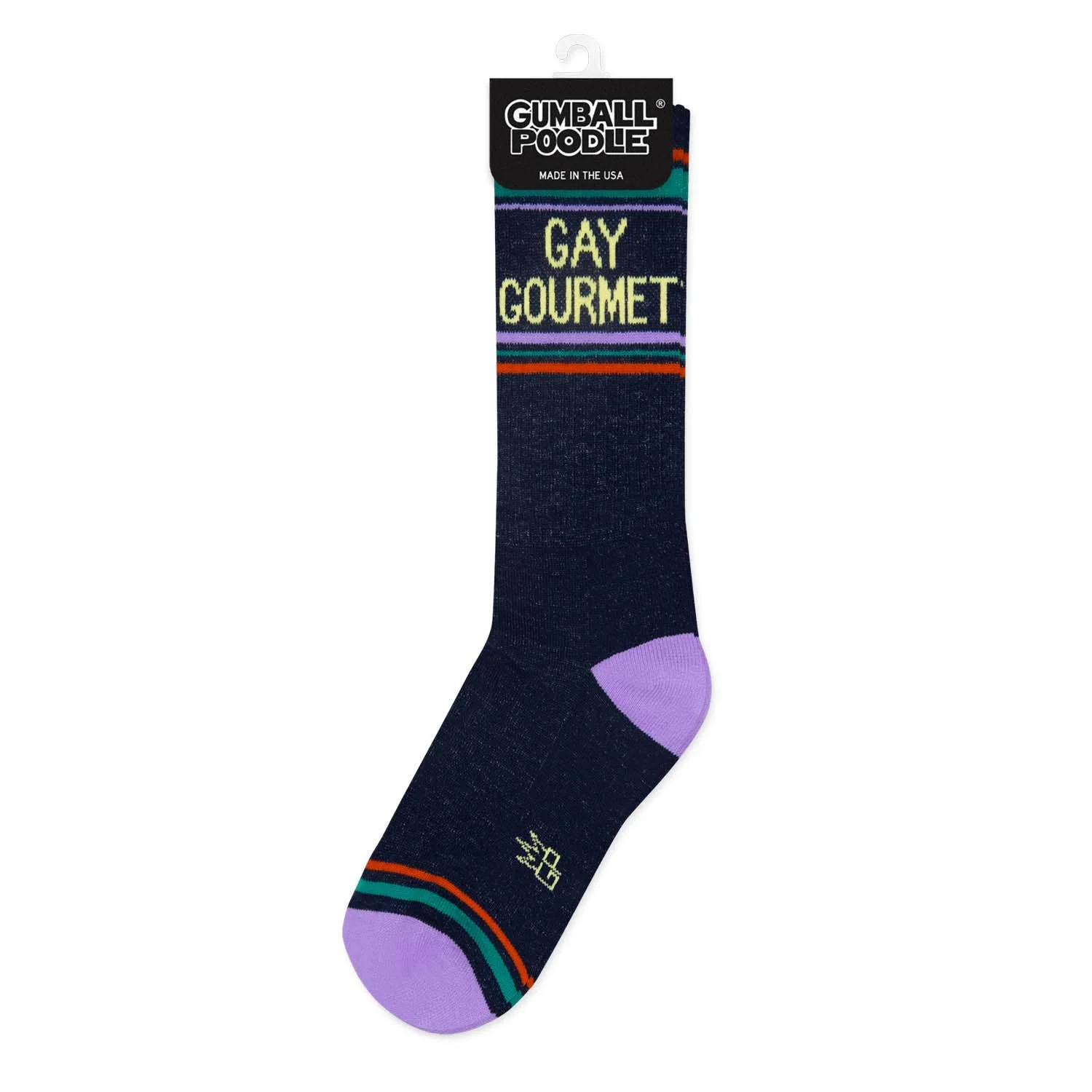 Gumball Poodle Gym Socks 'Gay Gourmet' - Image 3