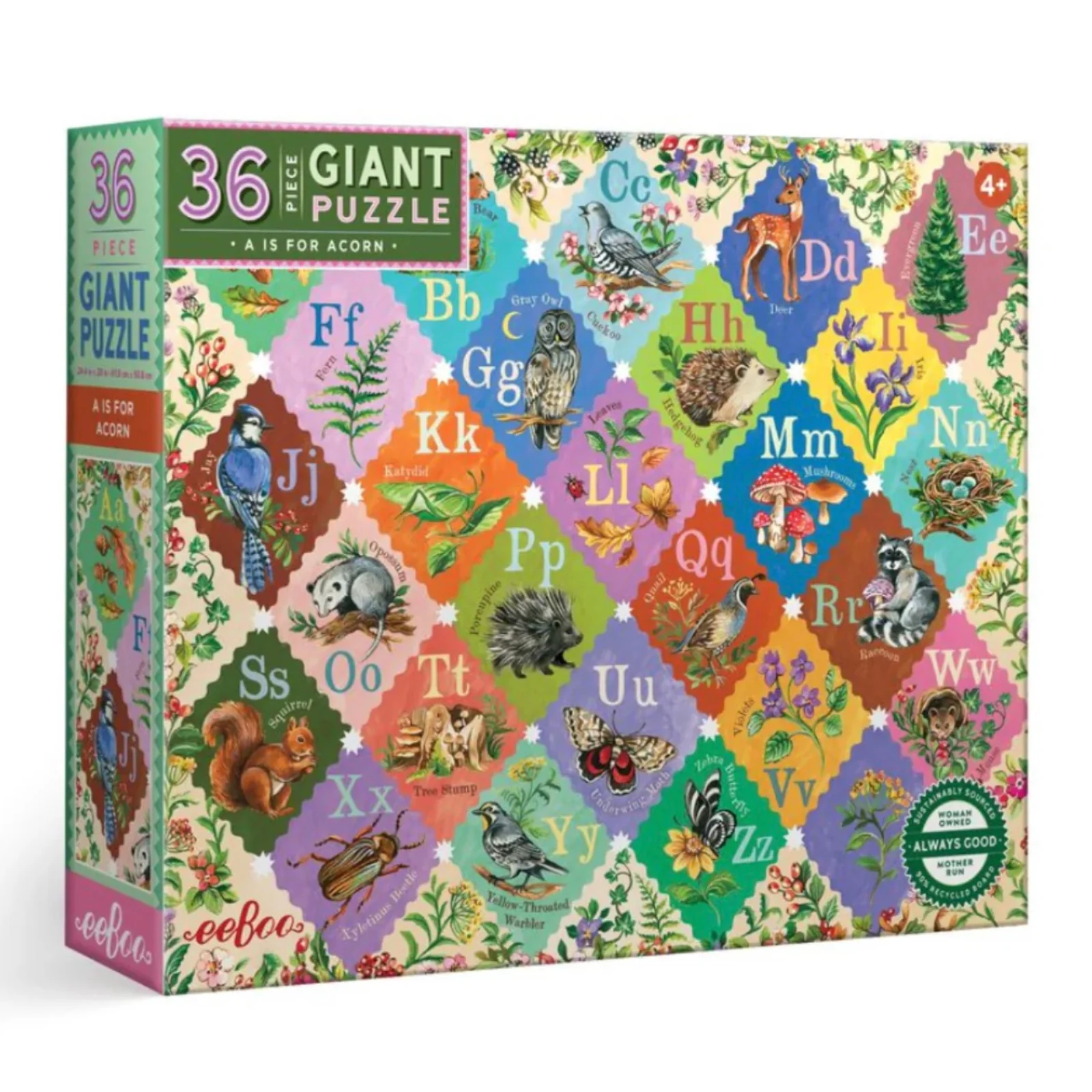 Giant Puzzle - A is for Acorn