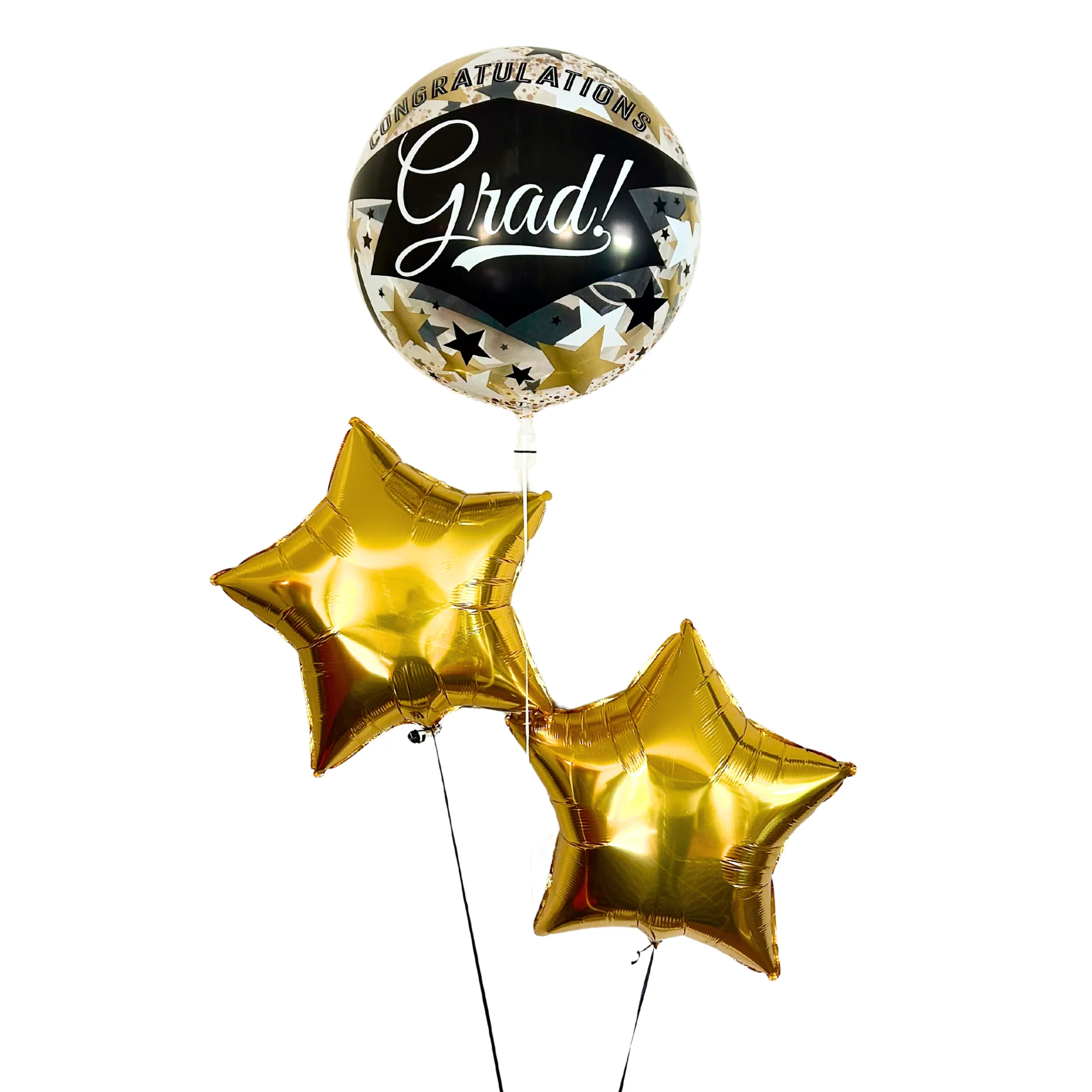 Gold Star Grad Graduation Balloon Bundle