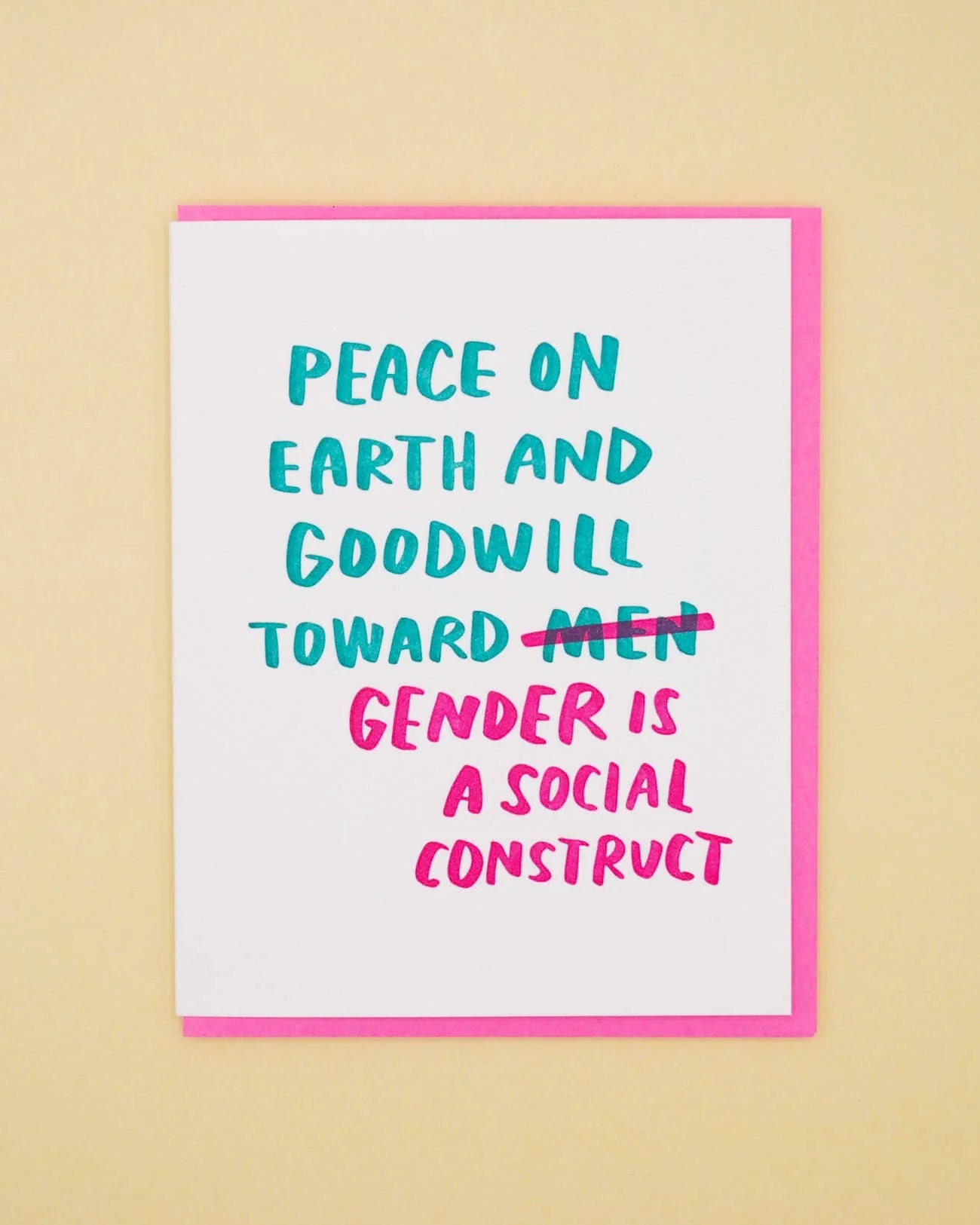 Goodwill/ Gender is a Social Construct Holiday Card