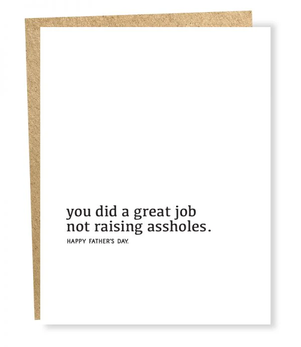 Great Job Father's Day Card