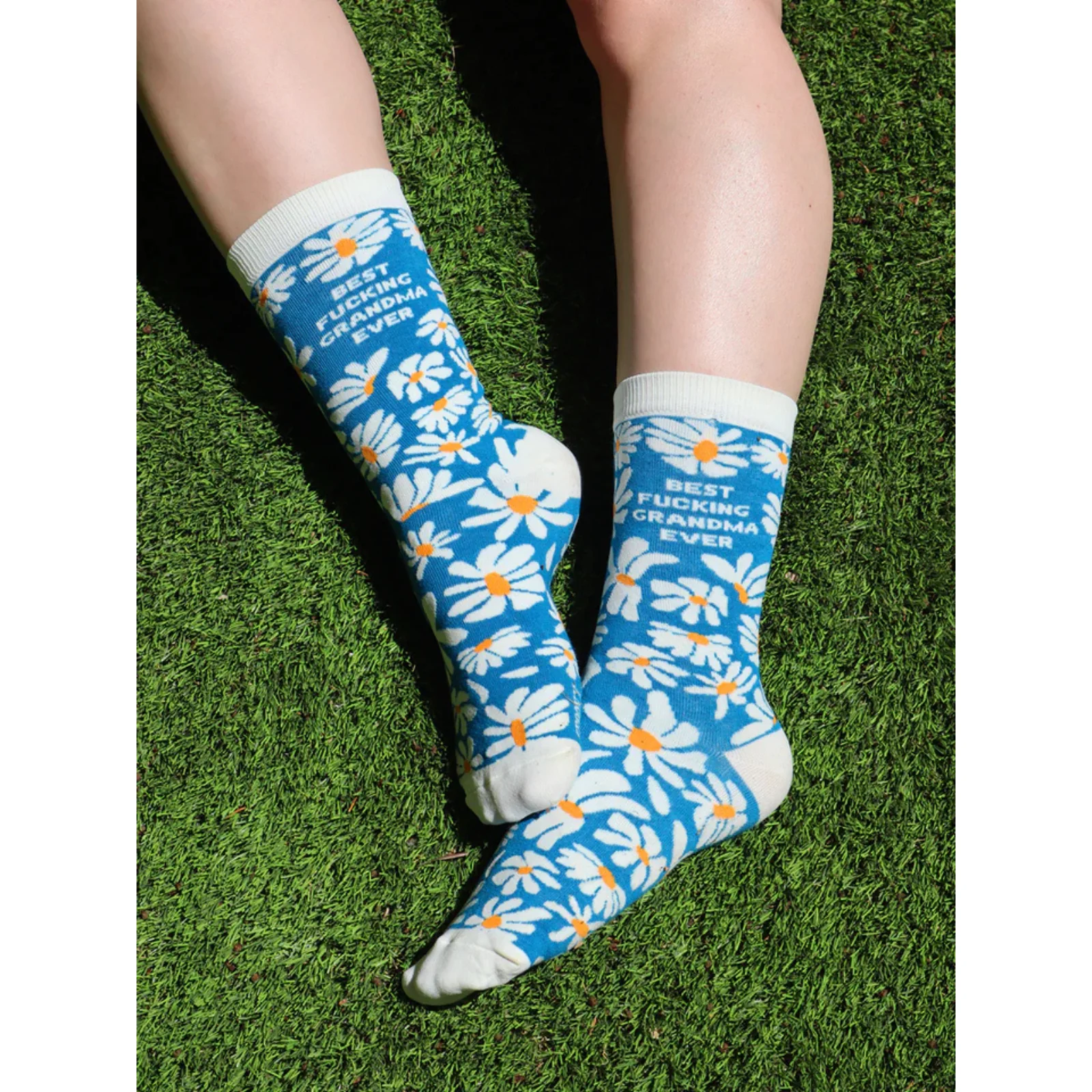 Groovy Things Co. Women's Crew Socks 'Best Fucking Grandma Ever' - Image 2