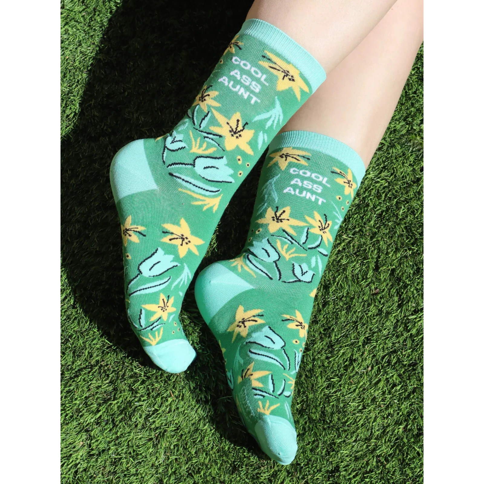 Groovy Things Co. Women's Crew Socks 'Cool Ass Aunt' - Image 2