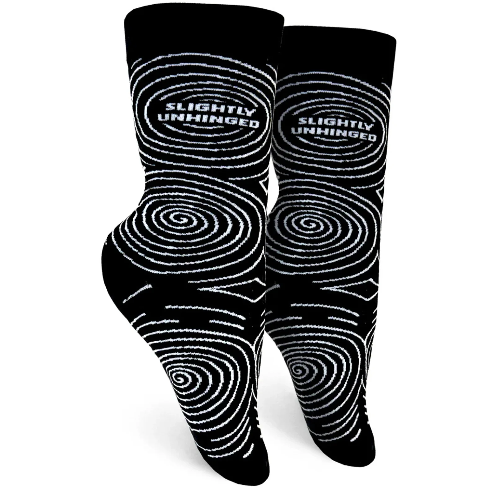 Groovy Things Co. Women's Crew Socks 'Slightly Unhinged'