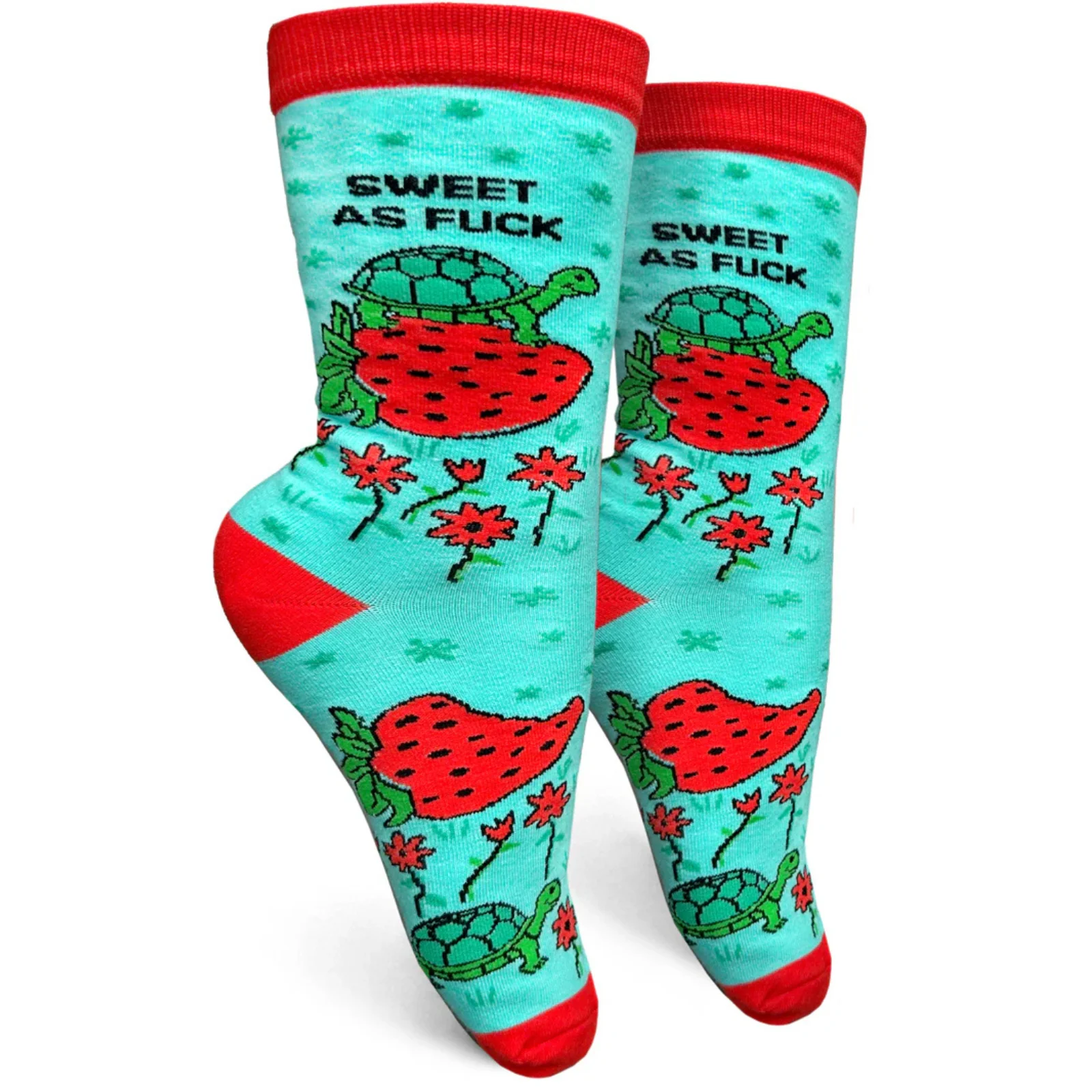 Groovy Things Co. Women's Crew Socks 'Sweet as Fuck'