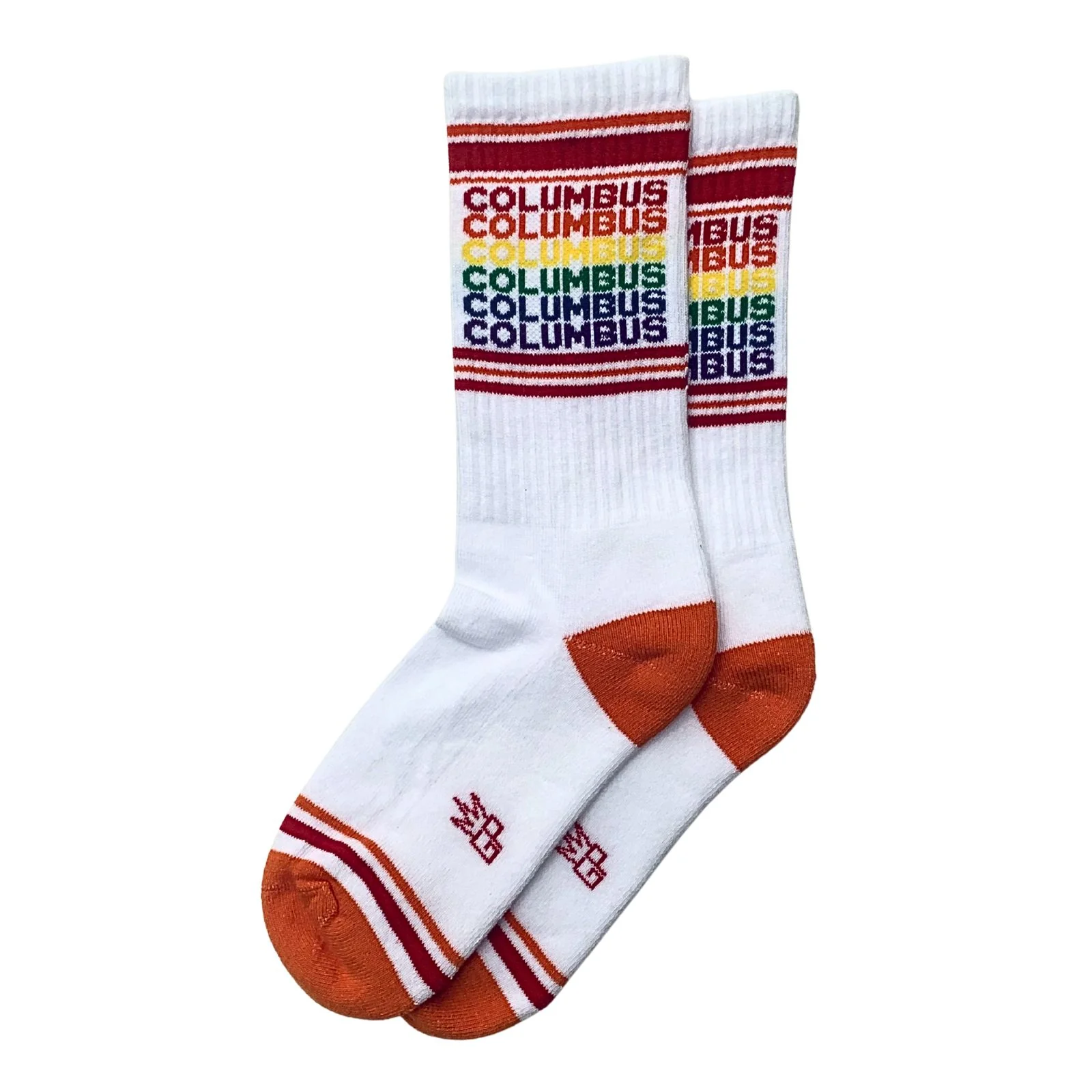 Gumball Poodle Gym Sock 'Columbus' Rainbow