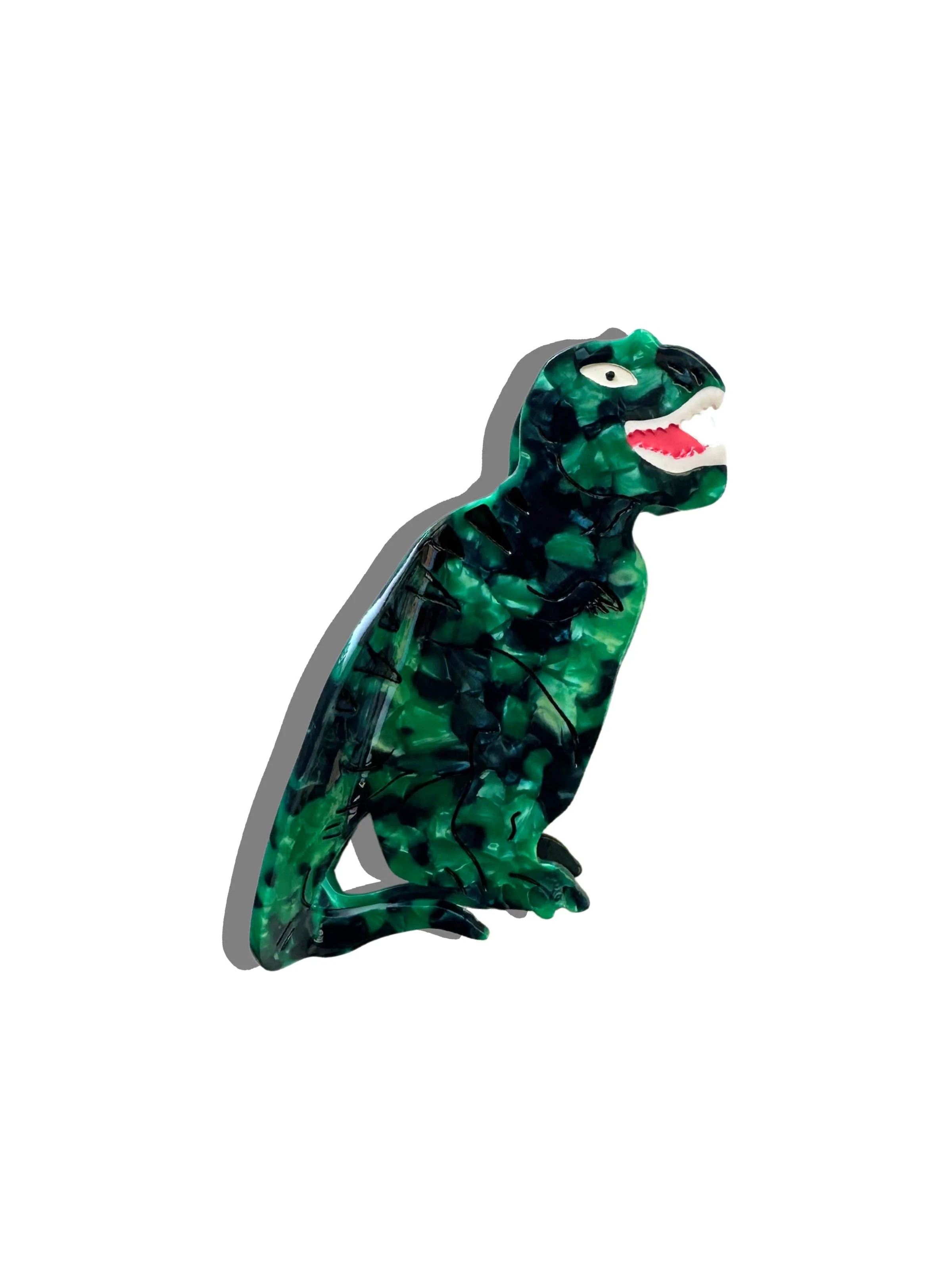 Hand-painted T-Rex Dinosaur Claw Hair Clip