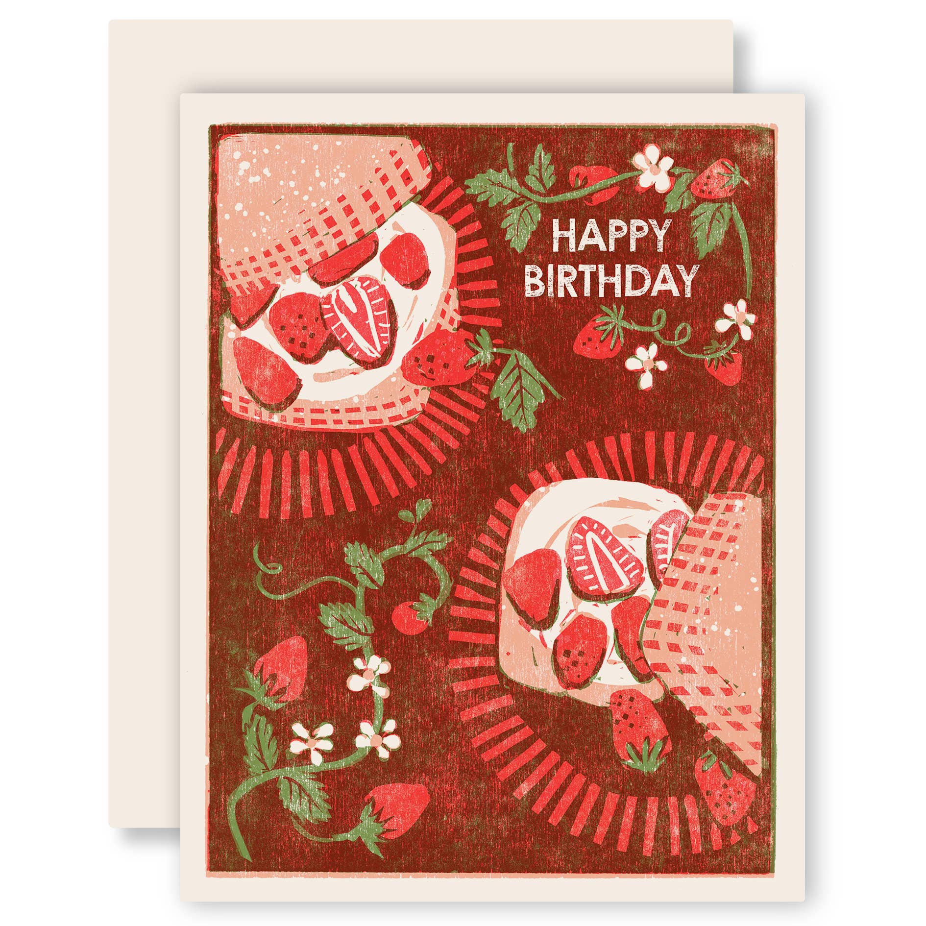 Strawberry Shortcake Birthday Card
