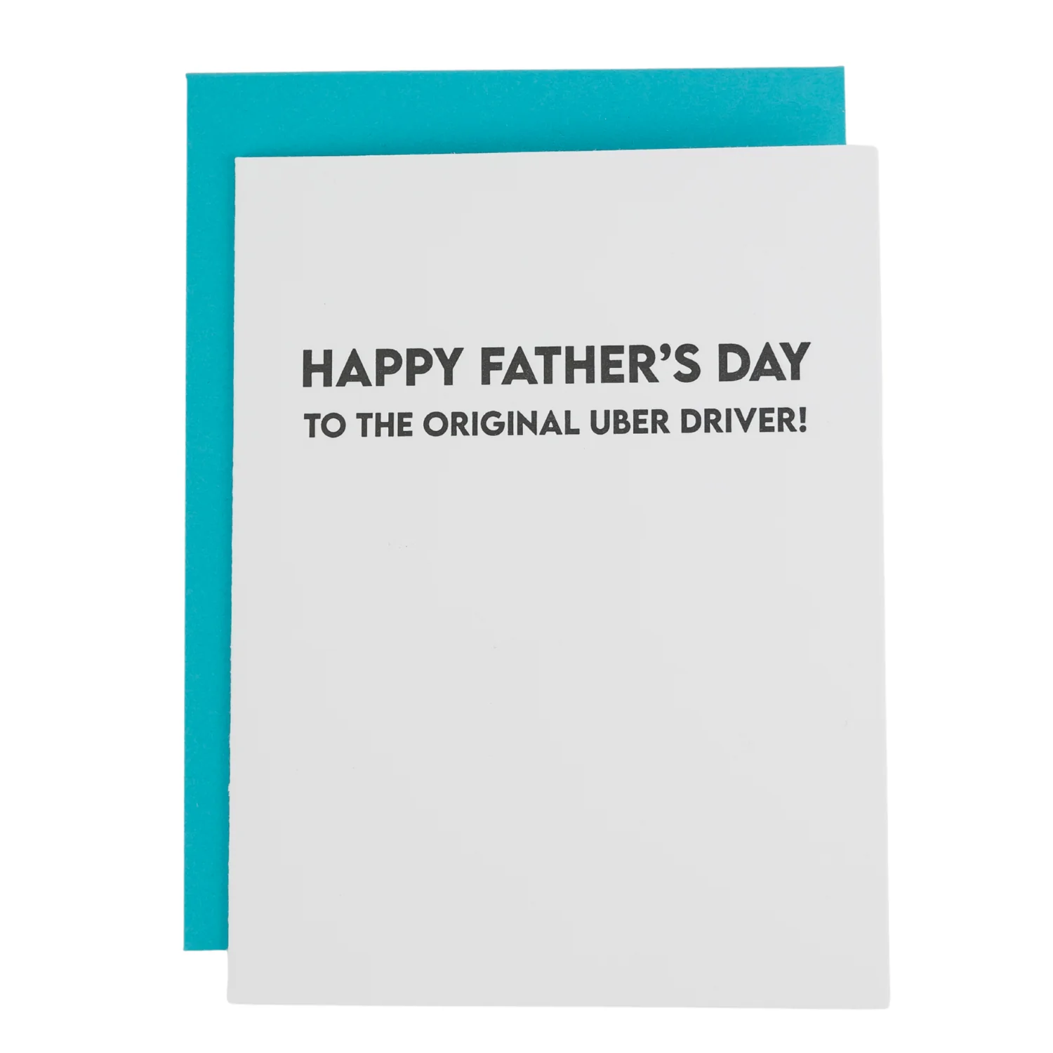 Original Uber Driver Father's Day Card