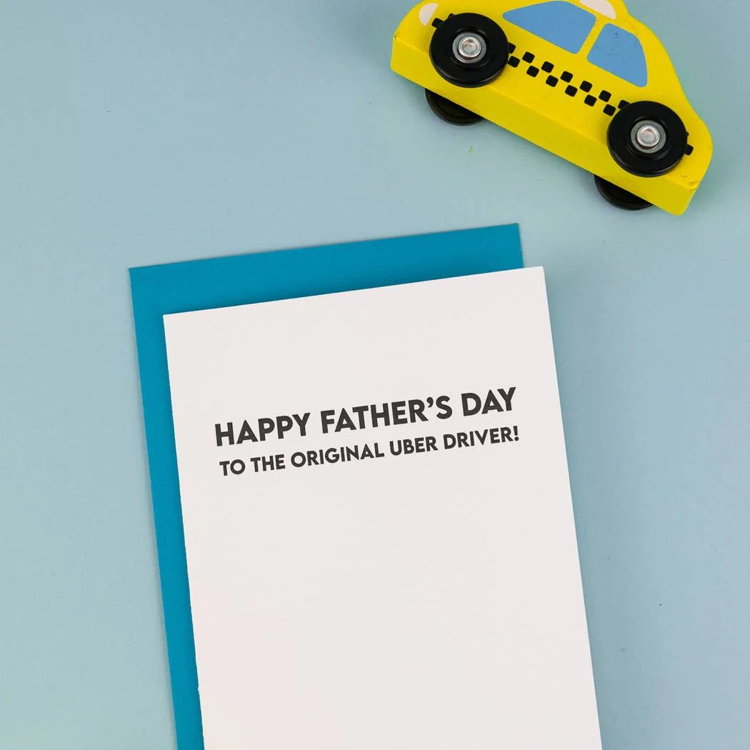 Original Uber Driver Father's Day Card - Image 2