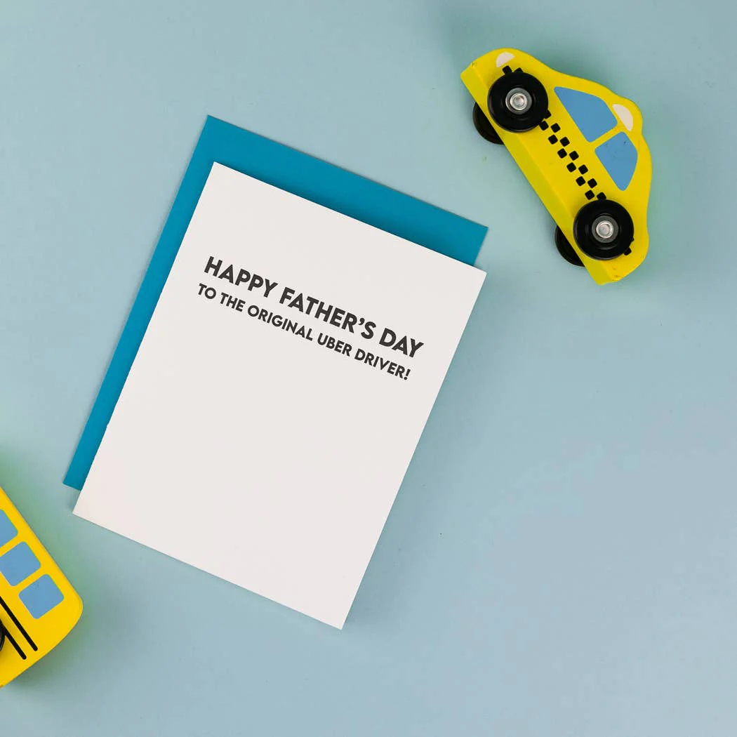 Original Uber Driver Father's Day Card - Image 3