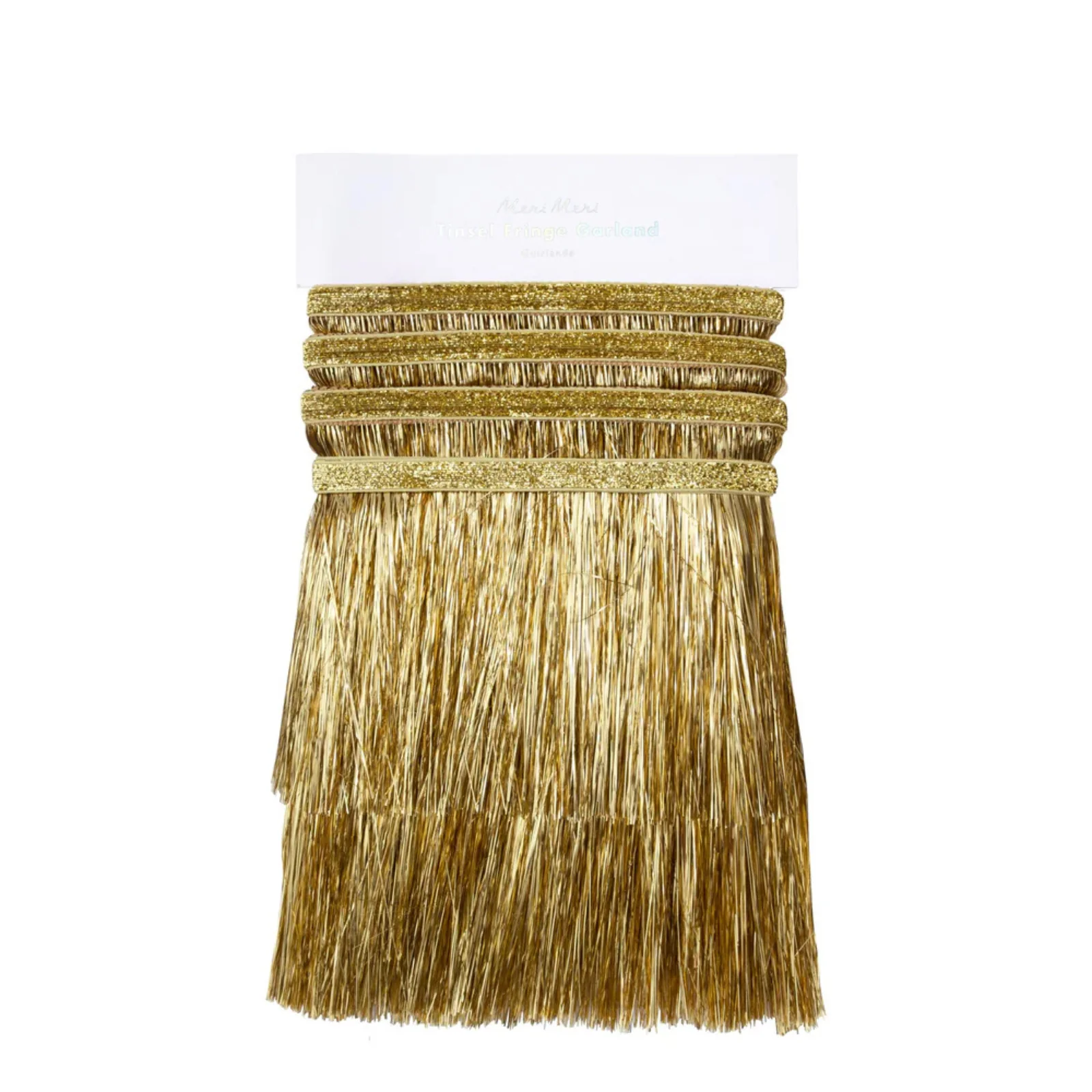Meri Meri Gold Tinsel Fringe Garland - Image 4