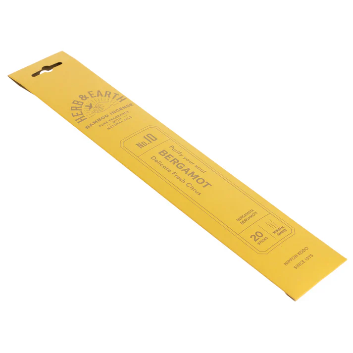 Herb & Earth Bamboo Incense 20pk: No.10 Bergamot - Image 2