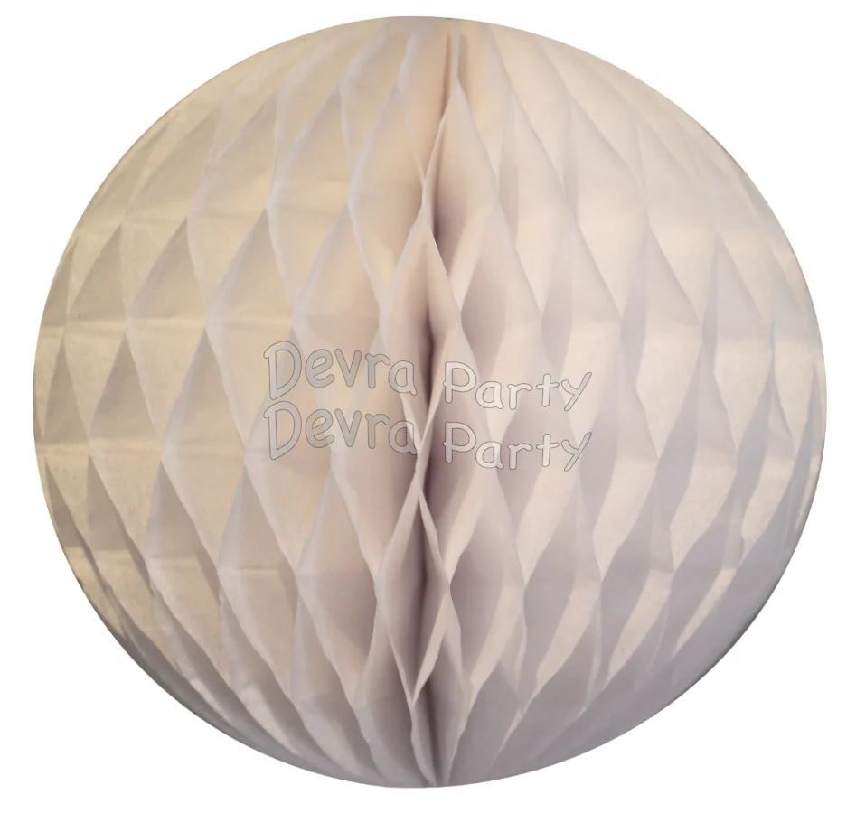 Honeycomb Tissue Paper Decoration Ball (Multiple Sizes & Colors) - Image 10