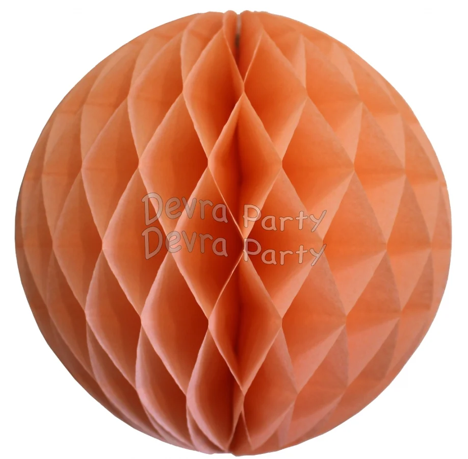 Honeycomb Tissue Paper Decoration Ball (Multiple Sizes & Colors) - Image 4