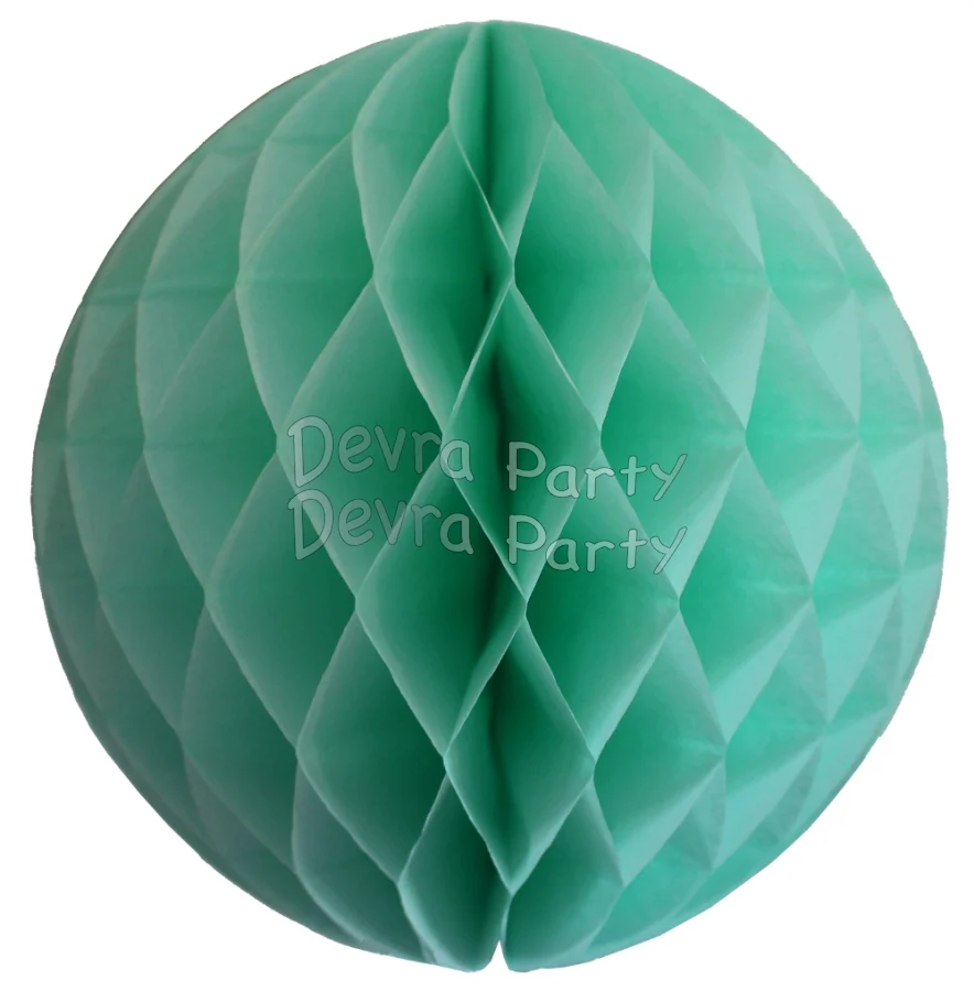 Honeycomb Tissue Paper Decoration Ball (Multiple Sizes & Colors) - Image 5