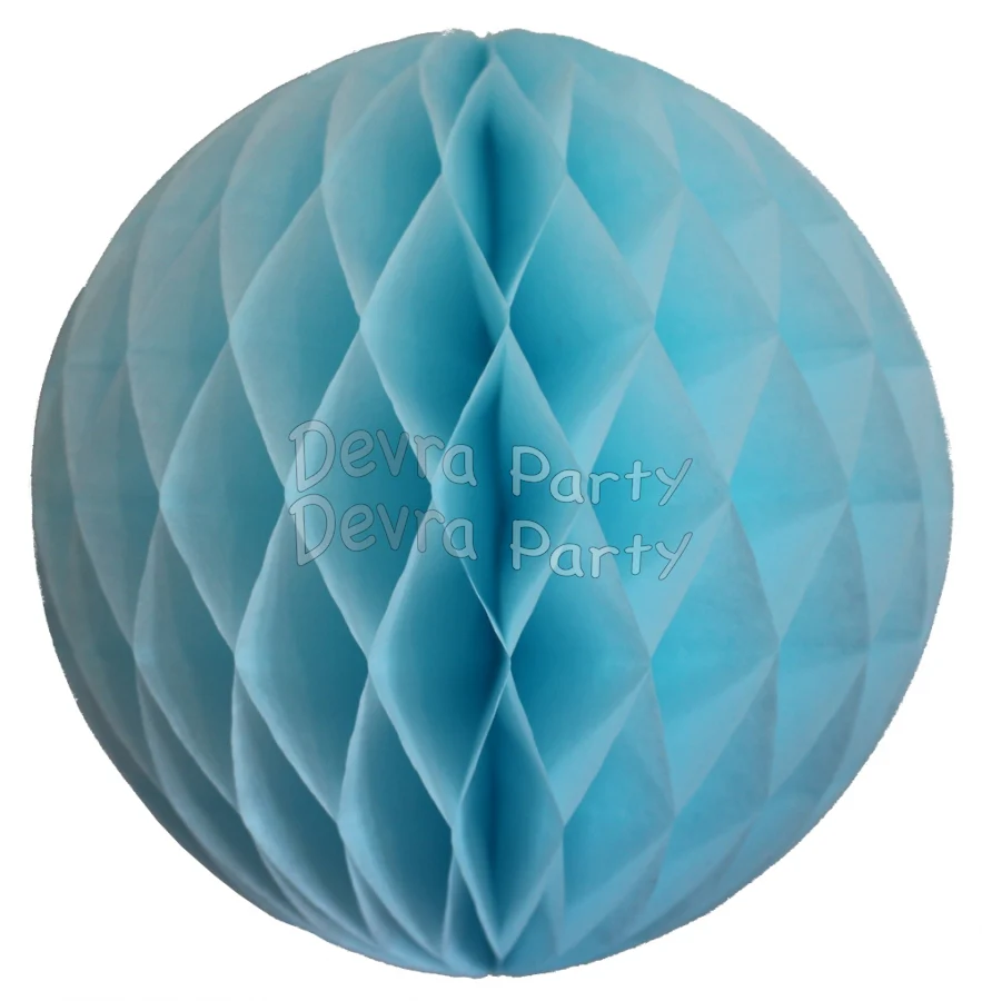 Honeycomb Tissue Paper Decoration Ball (Multiple Sizes & Colors) - Image 6