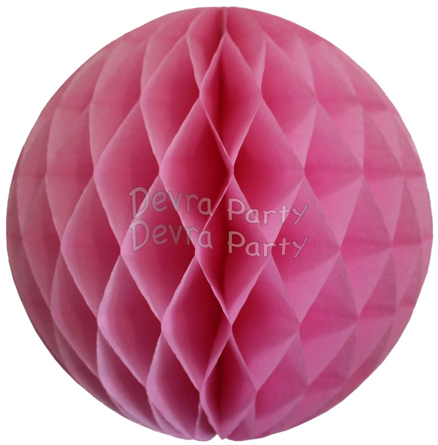 Honeycomb Tissue Paper Decoration Ball (Multiple Sizes & Colors) - Image 8