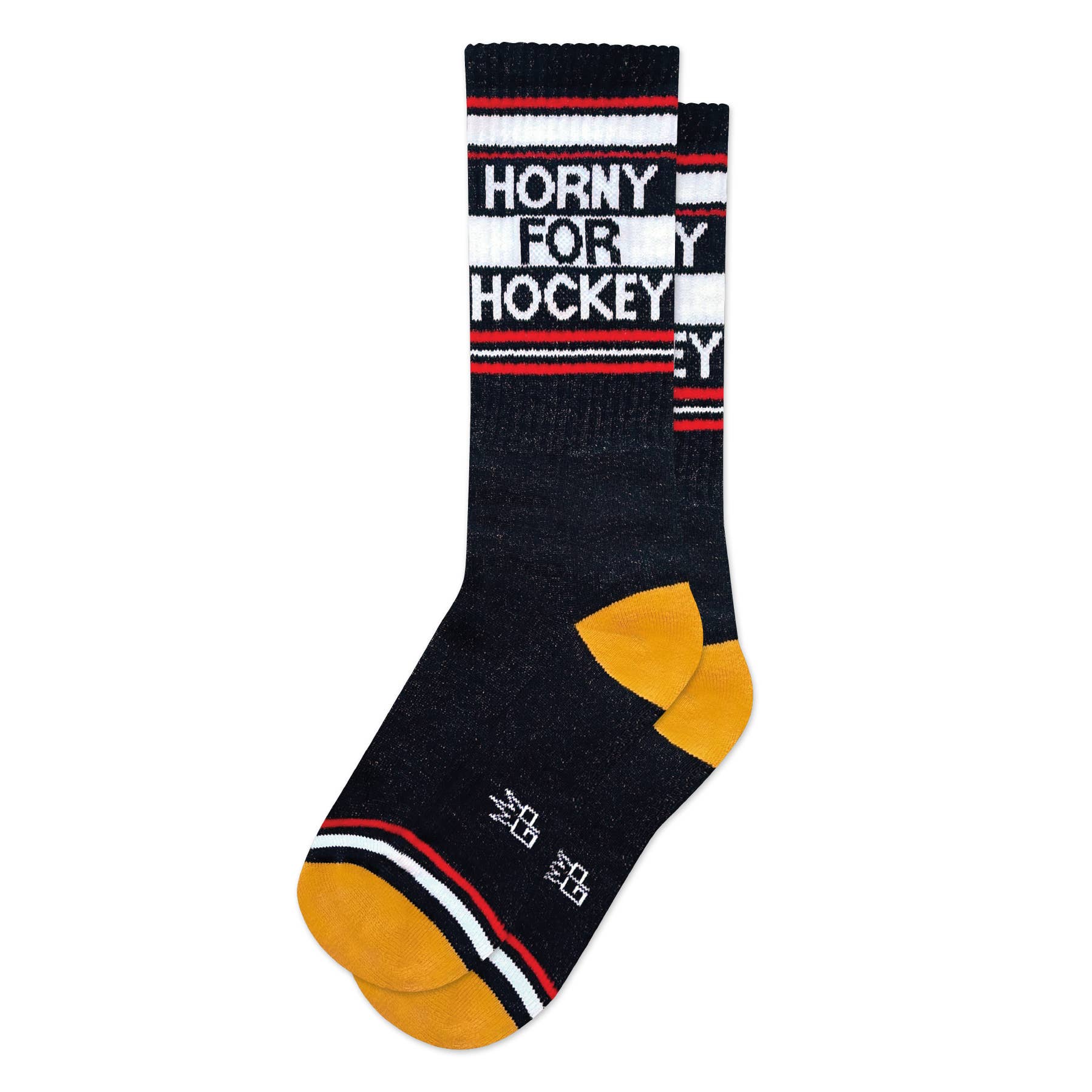 Gumball Poodle Gym Socks 'Horny for Hockey'