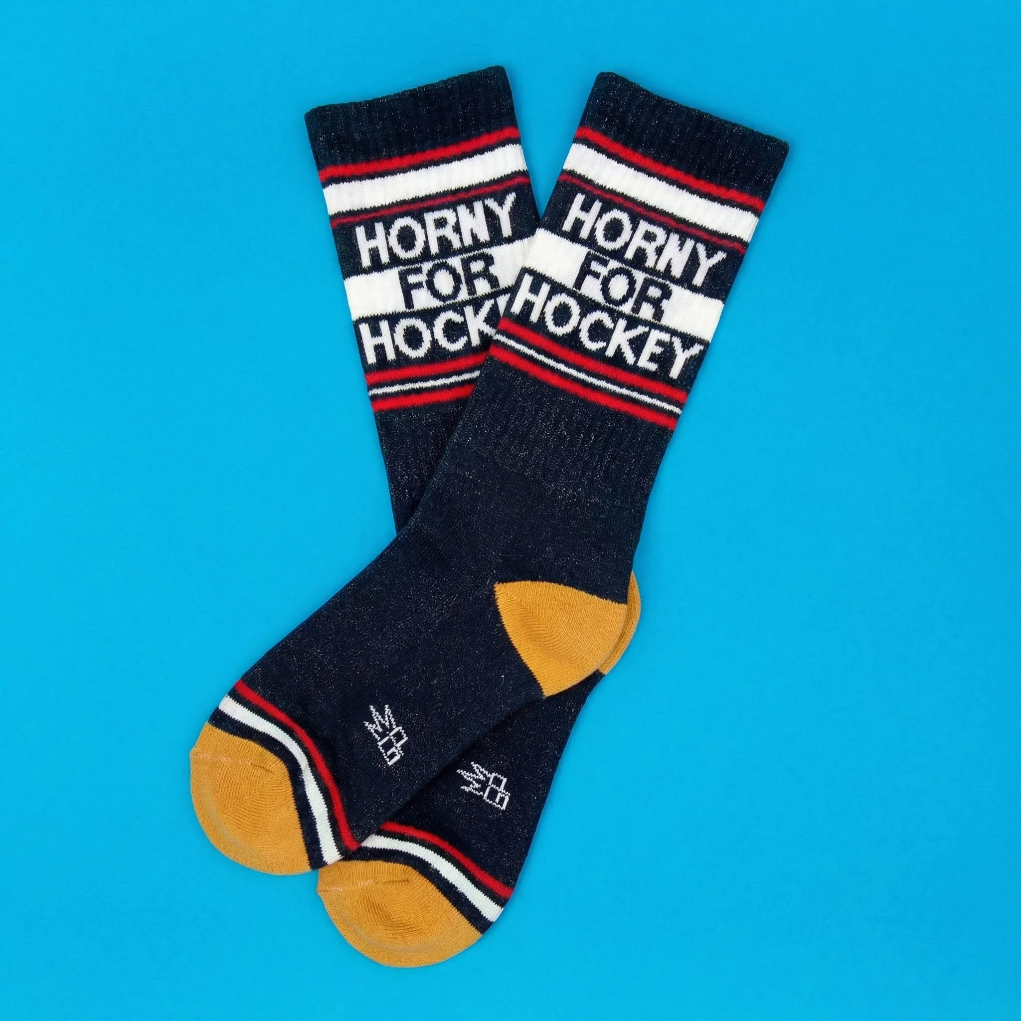 Gumball Poodle Gym Socks 'Horny for Hockey' - Image 2