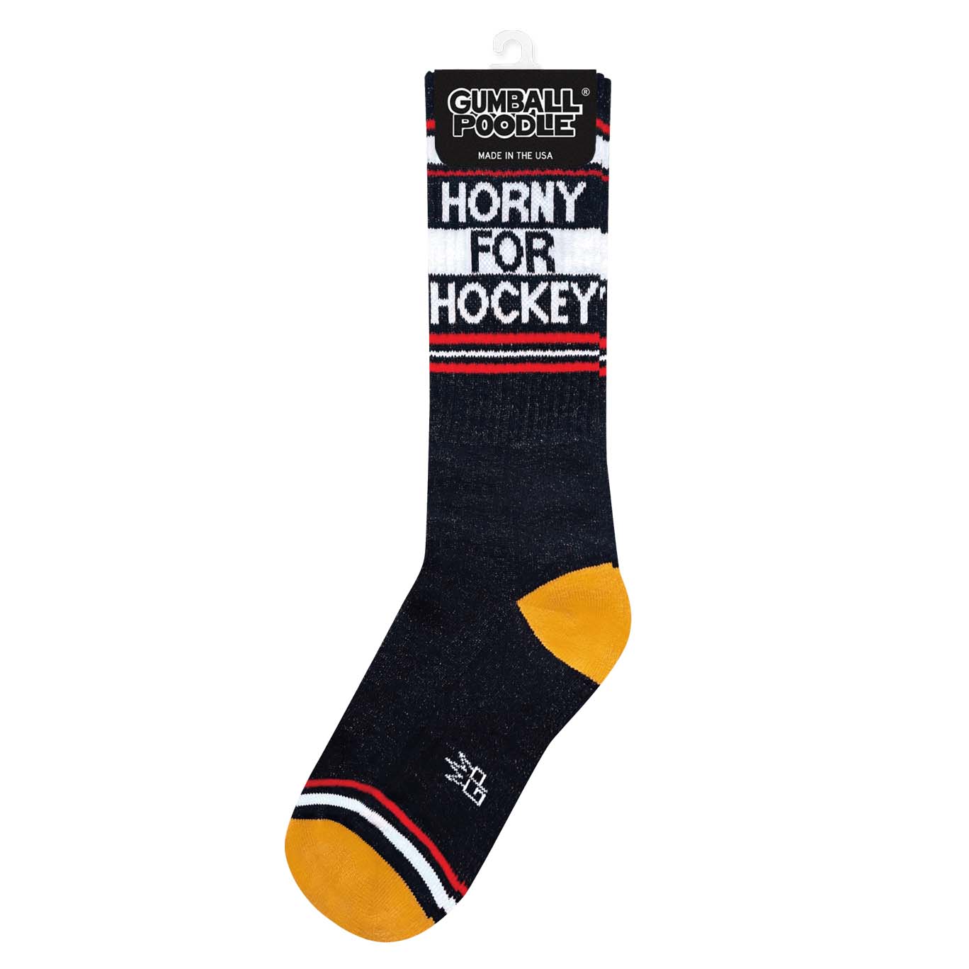 Gumball Poodle Gym Socks 'Horny for Hockey' - Image 3
