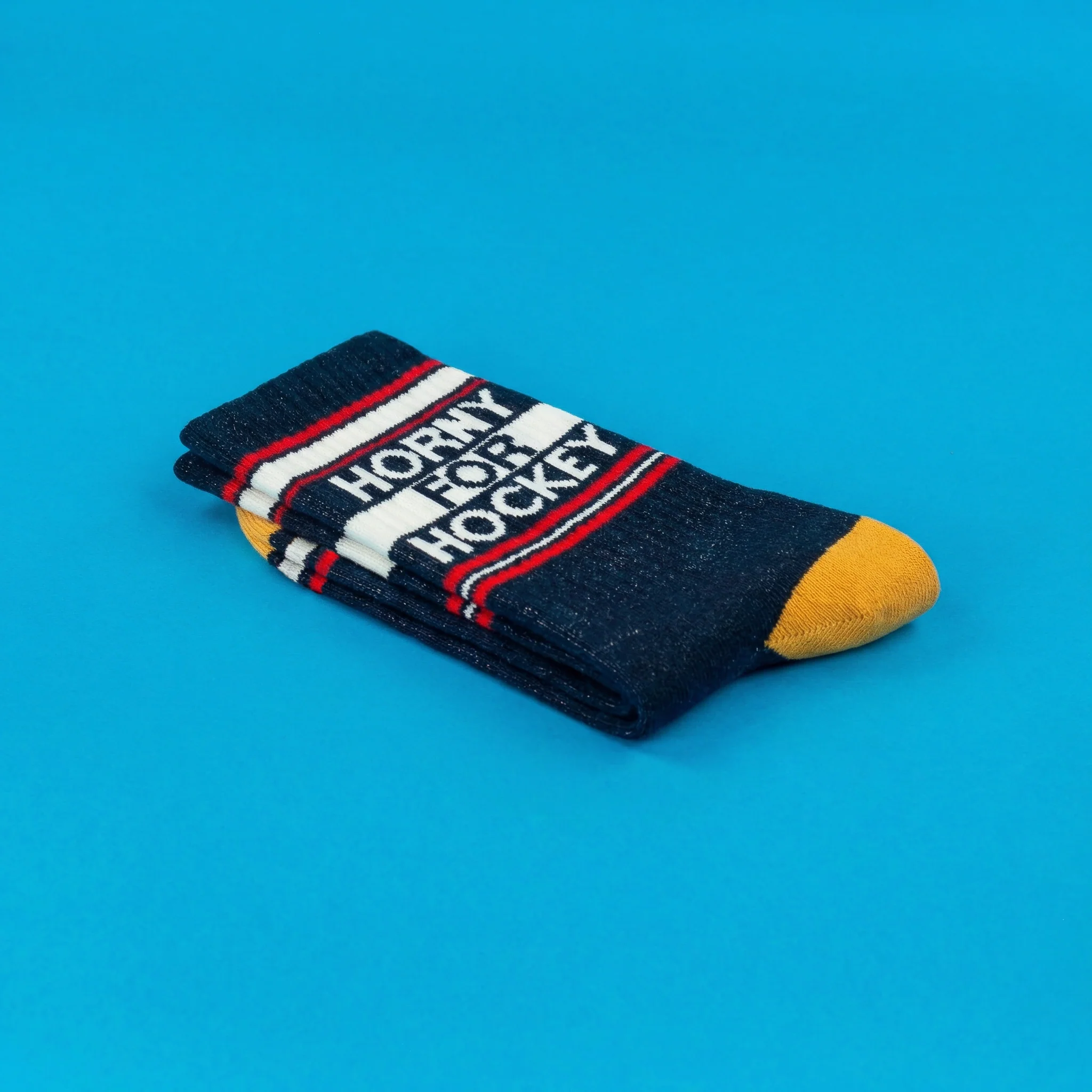 Gumball Poodle Gym Socks 'Horny for Hockey' - Image 6