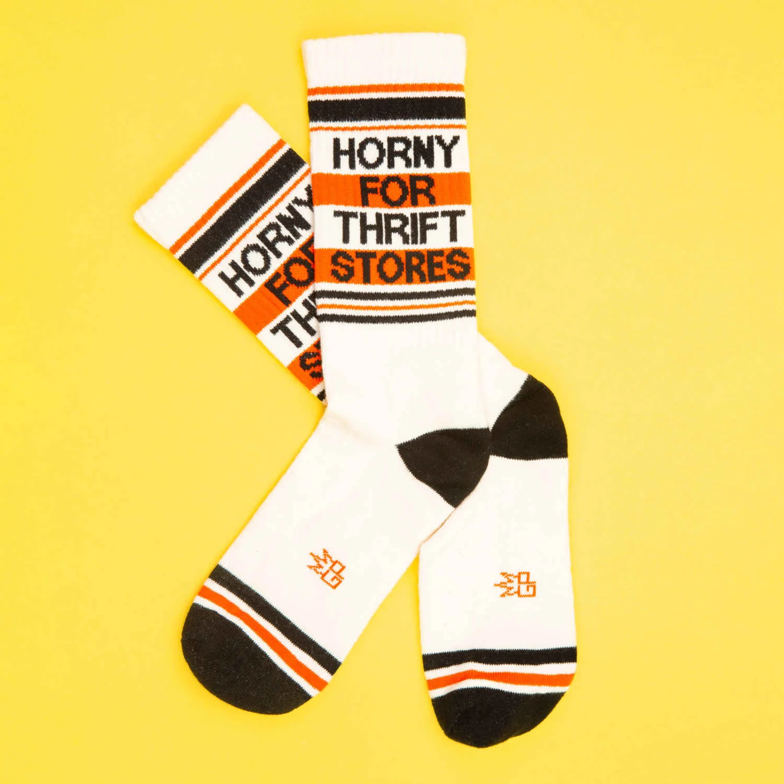 Gumball Poodle Gym Socks 'Horny For Thrift Stores'